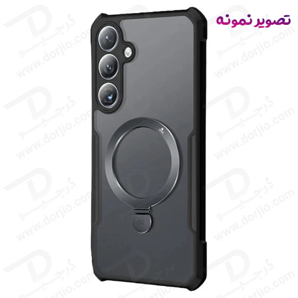 خرید گارد شفاف رینگ استند مگ سیف Samsung Galaxy S25 Plus مارک XUNDD سری Beatle Holder