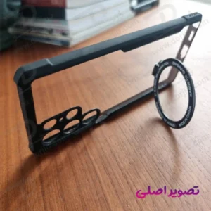 خرید گارد شفاف رینگ استند مگ سیف Samsung Galaxy S25 Ultra مارک XUNDD سری Beatle Holder