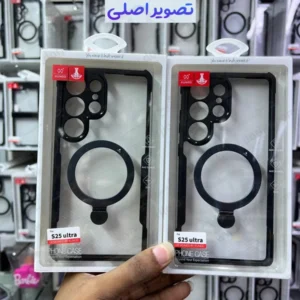 خرید گارد شفاف رینگ استند مگ سیف Samsung Galaxy S25 Ultra مارک XUNDD سری Beatle Holder