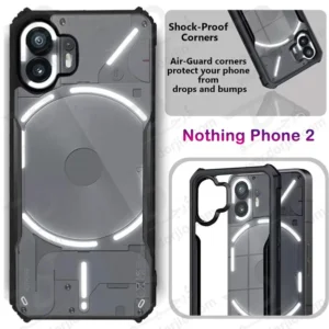 خرید گارد ضد ضربه شفاف Nothing Phone 2 مدل iPaky