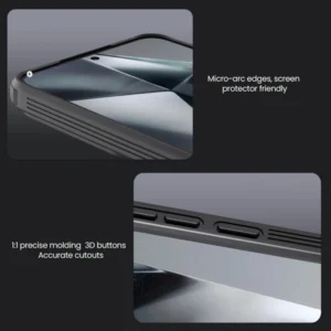 خرید گارد ضد ضربه مگ سیف Samsung Galaxy S25 مارک نیلکین مدل Camshield Pro Magnetic