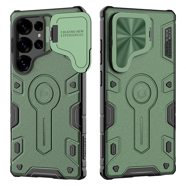 خرید گارد ضد ضربه مگنتی کمرا استند Samsung Galaxy S25 Ultra مارک نیلکین مدل Camshield Armor Prop