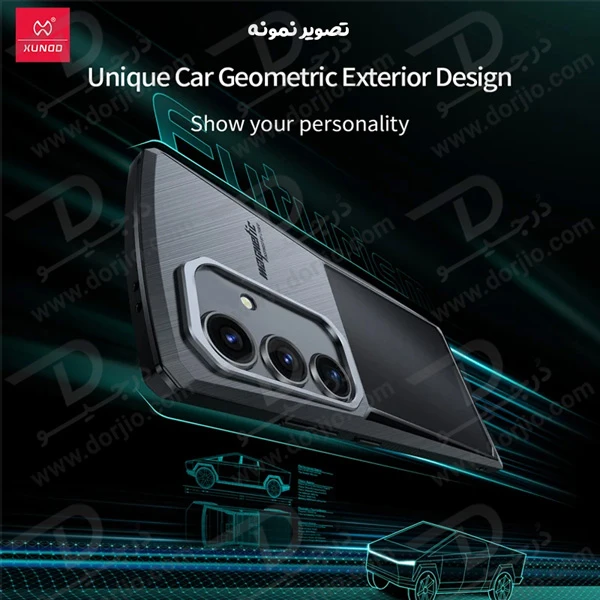 خرید گارد ضد ضربه پشت مات Samsung Galaxy S25 Plus مارک XUNDD مدل Cyber