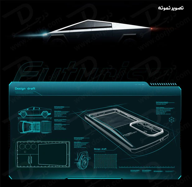 خرید گارد ضد ضربه پشت مات Samsung Galaxy S25 Plus مارک XUNDD مدل Cyber