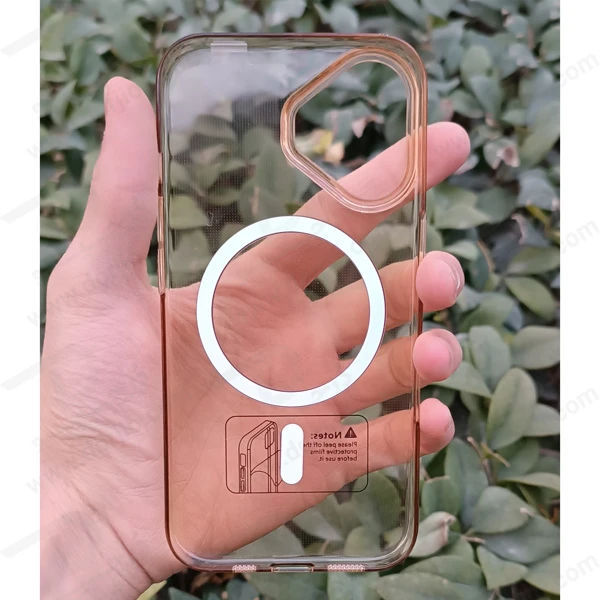 خرید گارد کریستالی شفاف رنگی مگ سیف iPhone 16 خرید گارد کریستالی شفاف رنگی مگ سیف iPhone 16