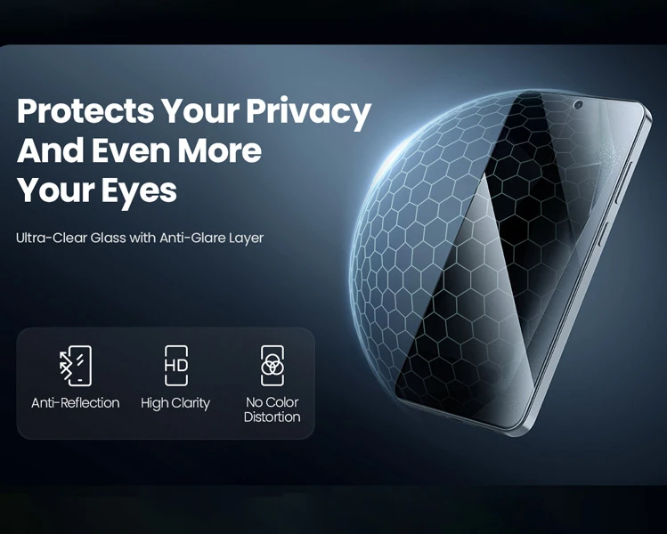 خرید گلس Privacy حریم شخصی Samsung Galaxy S25 Plus