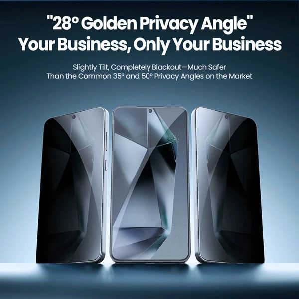 خرید گلس حریم شخصی با ابزار مخصوص نصب Samsung Galaxy S25 مارک نیلکین مدل Guardian