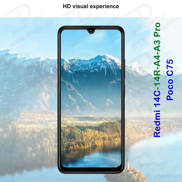 خرید گلس شفاف Xiaomi Redmi A3-Pro-A4