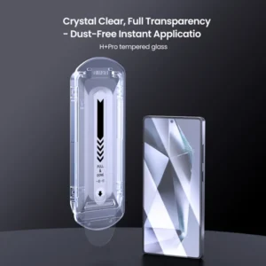 خرید گلس شیشه ای با ابزار نصب Samsung Galaxy S25 Ultra مارک نیلکین مدل H+Pro