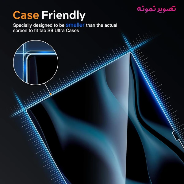 خرید گلس شیشه ای شفاف تبلت Samsung Galaxy Tab S10 Ultra مارک Mietubl
