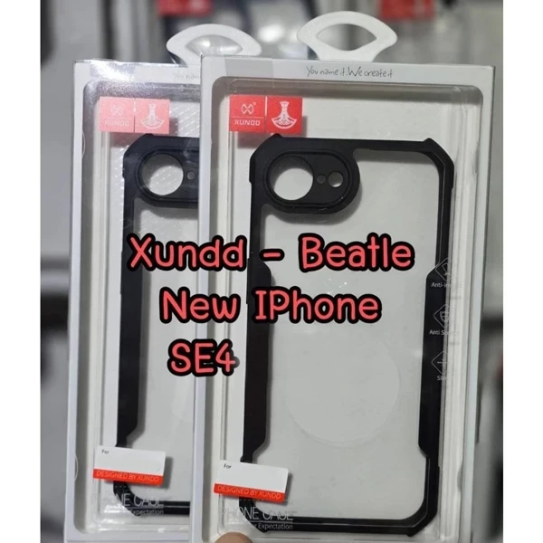خرید کریستال شیلد شفاف iPhone 16E 2025 مارک XUNDD سری Beatle