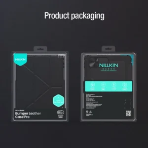 کیف چرمی پشت شفاف ایربگ دار استند تاشو چند زاویه Xiaomi Pad 7-Pad 7 Pro مارک نیلکین مدل Bumper Pro