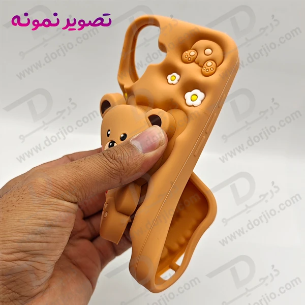 خرید قاب سیلیکونی طرح دار برجسته iPhone 13 Pro Max سری STiTCH