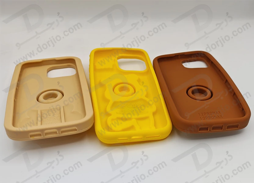 خرید قاب سیلیکونی طرح دار برجسته iPhone 15 سری STiTCH