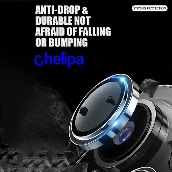 خرید محافظ لنز دوربین رینگی فلزی Samsung Galaxy S25 Ultra مارک Chelipa