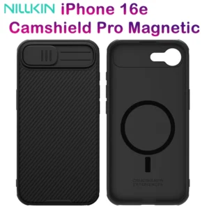 گارد ضد ضربه مگ سیف iPhone 16e مارک نیلکین مدل Camshield Pro Magnetic