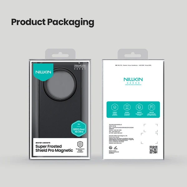 قاب ضد ضربه مگنتی Oppo Find X8 Ultra مارک نیلکین مدل Super Frosted Shield Pro Magnetic