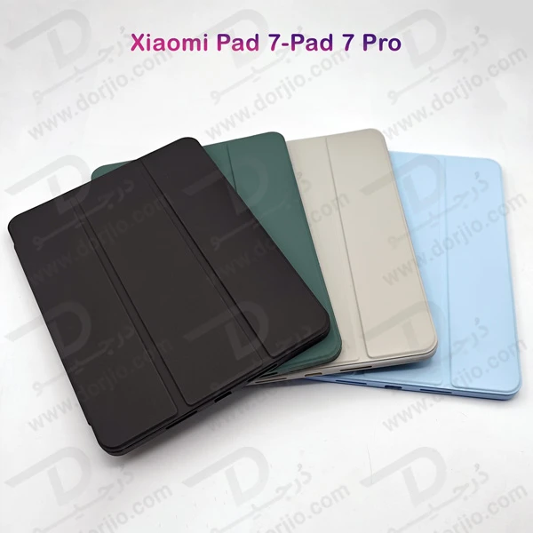 خرید فلیپ کاور پشت شفاف با درگاه قلم Xiaomi Pad 7-Pad 7 Pro