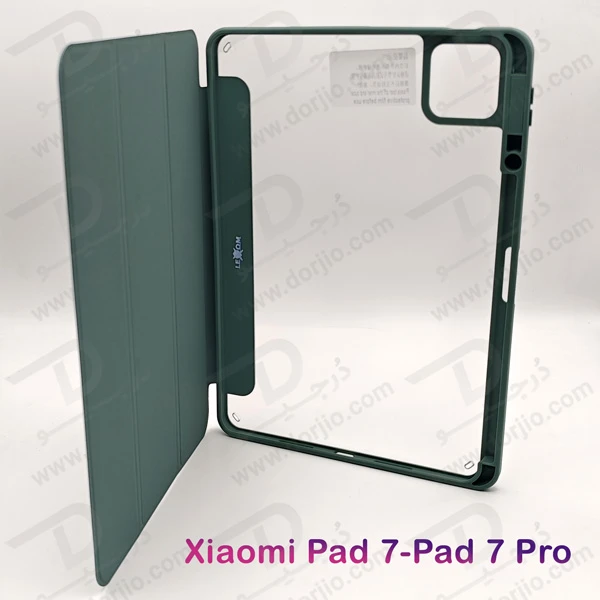 خرید فلیپ کاور پشت شفاف با درگاه قلم Xiaomi Pad 7-Pad 7 Pro