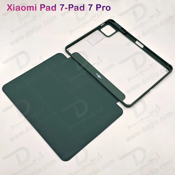 خرید فلیپ کاور پشت شفاف با درگاه قلم Xiaomi Pad 7-Pad 7 Pro برند Lexom