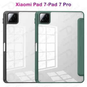 خرید فلیپ کاور پشت شفاف با درگاه قلم Xiaomi Pad 7-Pad 7 Pro برند Lexom قلم Xiaomi Pad 7-Pad 7 Pro