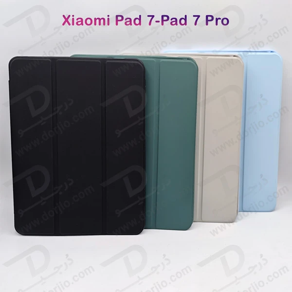 خرید فلیپ کاور پشت شفاف با درگاه قلم Xiaomi Pad 7-Pad 7 Pro