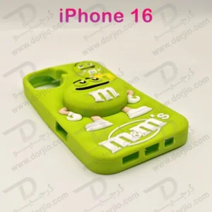 خرید قاب سیلیکونی طرح دار برجسته iPhone 16 سری STiTCH