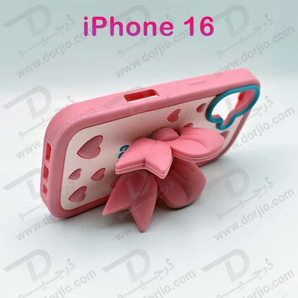 خرید قاب سیلیکونی طرح دار برجسته iPhone 16 سری STiTCH