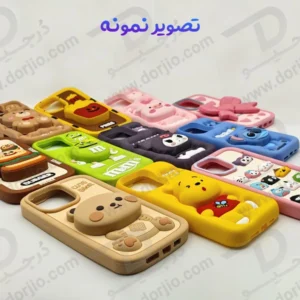 خرید قاب سیلیکونی طرح دار برجسته iPhone XS سری STiTCH