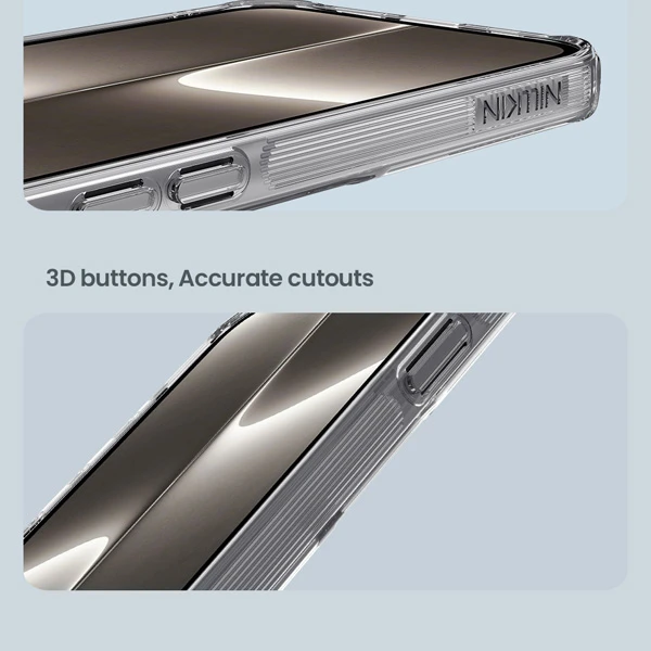 خرید قاب شفاف مگ سیف iPhone 16e مارک نیلکین مدل Nature TPU Pro Magnetic