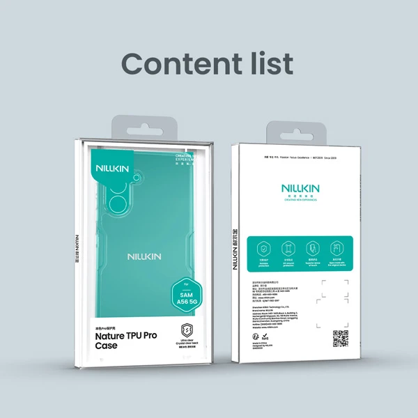 خرید قاب شفاف Samsung Galaxy A36 مارک نیلکین مدل Nature TPU Pro خرید قاب شفاف Samsung Galaxy A36 مارک نیلکین مدل Nature TPU Pro