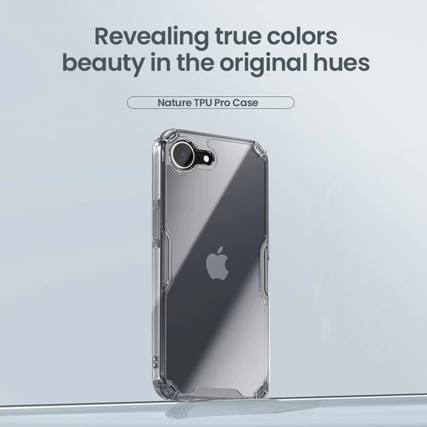 خرید قاب شفاف نیلکین iPhone 16e مدل Nature TPU Pro