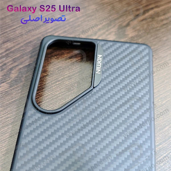 خرید قاب مگ سیف فیبری Samsung Galaxy S25 Ultra مارک نیلکین مدل Synthetic Fiber Pro خرید قاب مگ سیف فیبری Samsung Galaxy S25 Ultra مارک نیلکین مدل Synthetic Fiber Pro