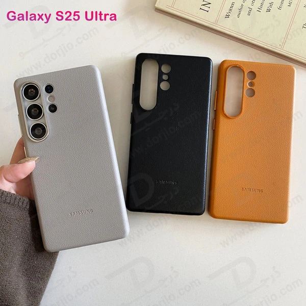 خرید قاب چرمی اصلی گوشی Samsung Galaxy S25 Ultra