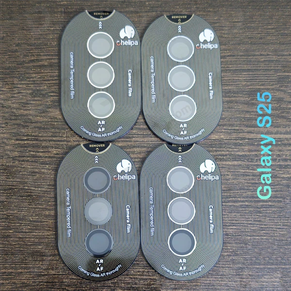 خرید محافظ لنز دوربین رینگی فلزی Samsung Galaxy S25 مارک Chelipa