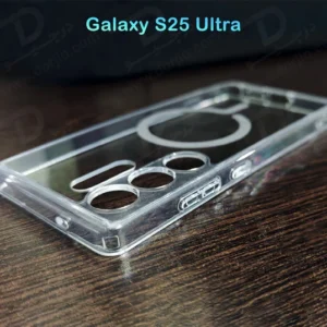 خرید کریستال کاور شفاف مگ سیف Samsung Galaxy S25 Ultra مارک Spigen