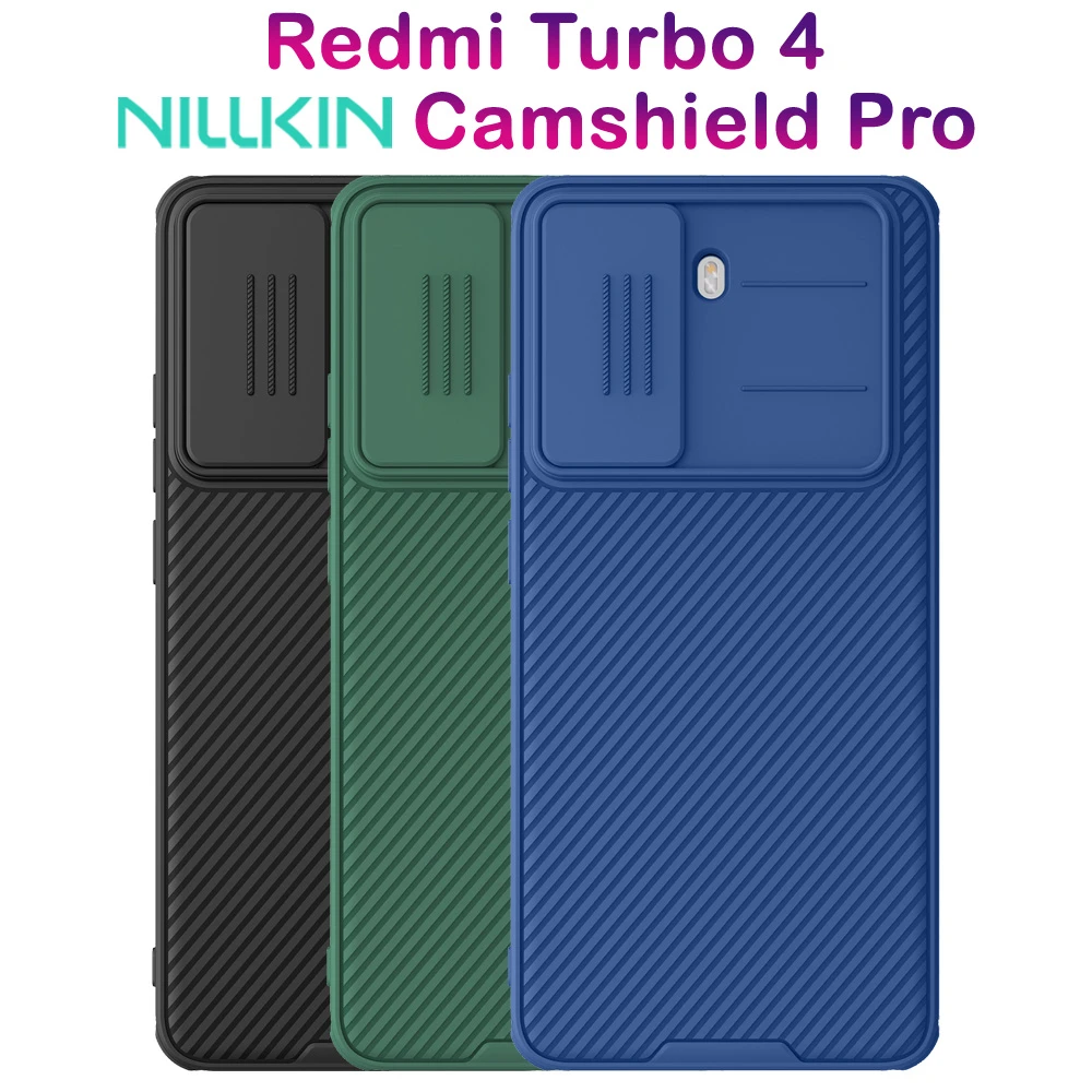 خرید گارد ضد ضربه Xiaomi Redmi Turbo 4 مارک نیلکین مدل Camshield Pro