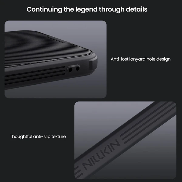 خرید گارد ضد ضربه مگ سیف Samsung Galaxy A56 مارک نیلکین مدل Camshield Pro Magnetic