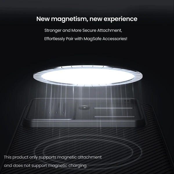 خرید گارد ضد ضربه مگ سیف Xiaomi Poco X7 Pro مارک نیلکین مدل Camshield Pro Magnetic