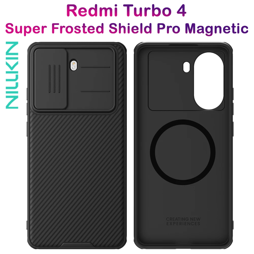 خرید گارد ضد ضربه مگ سیف Xiaomi Redmi Turbo 4 مارک نیلکین مدل Camshield Pro Magnetic