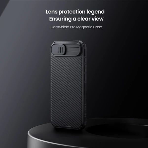 خرید گارد ضد ضربه مگ سیف iPhone 16e مارک نیلکین مدل Camshield Pro Magnetic