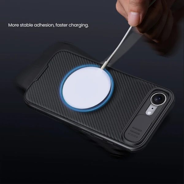 خرید گارد ضد ضربه مگ سیف iPhone 16e مارک نیلکین مدل Camshield Pro Magnetic