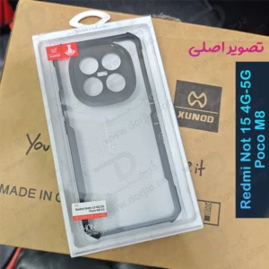 کریستال شیلد شفاف Redmi Note 15 4G-5G مارک XUNDD سری Beatle