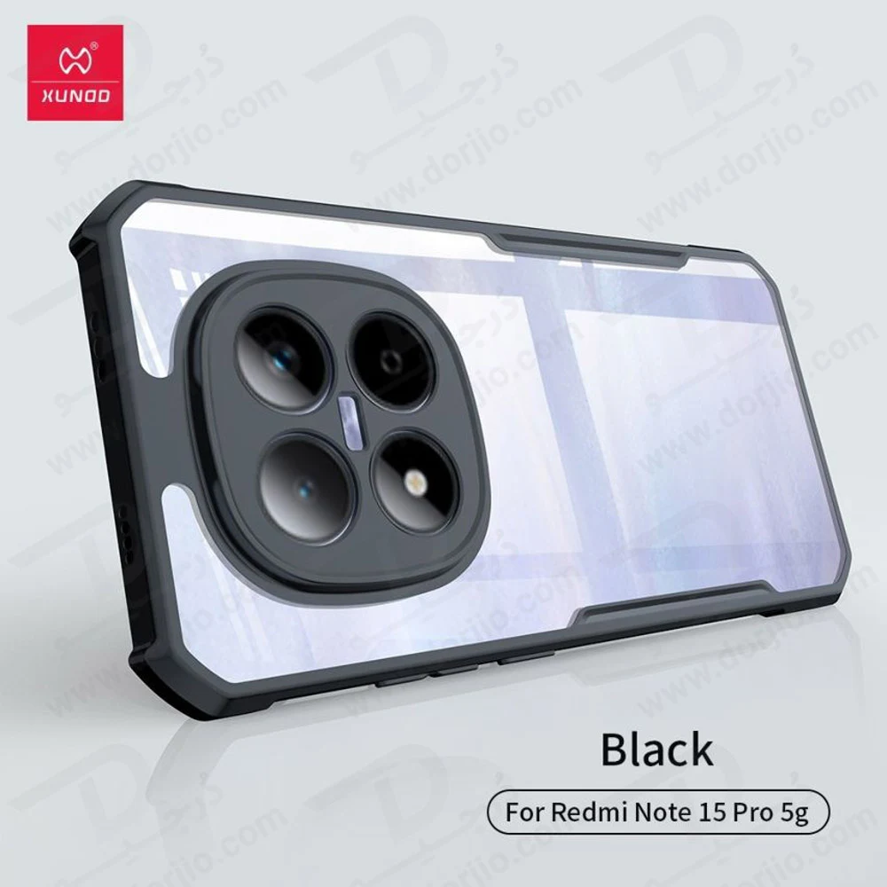 کریستال شیلد شفاف Redmi Note 15 Pro مارک XUNDD سری Beatle