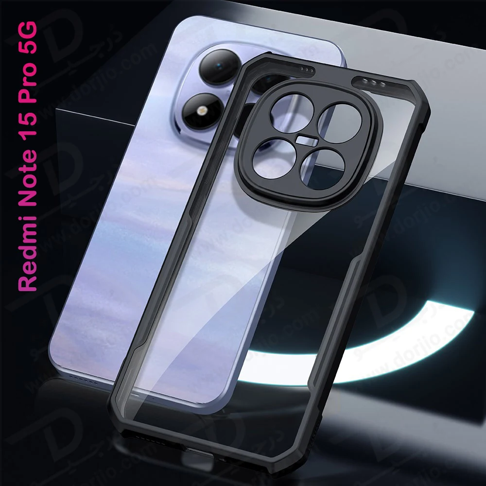 کریستال شیلد شفاف Redmi Note 15 Pro 5G مارک XUNDD سری Beatle