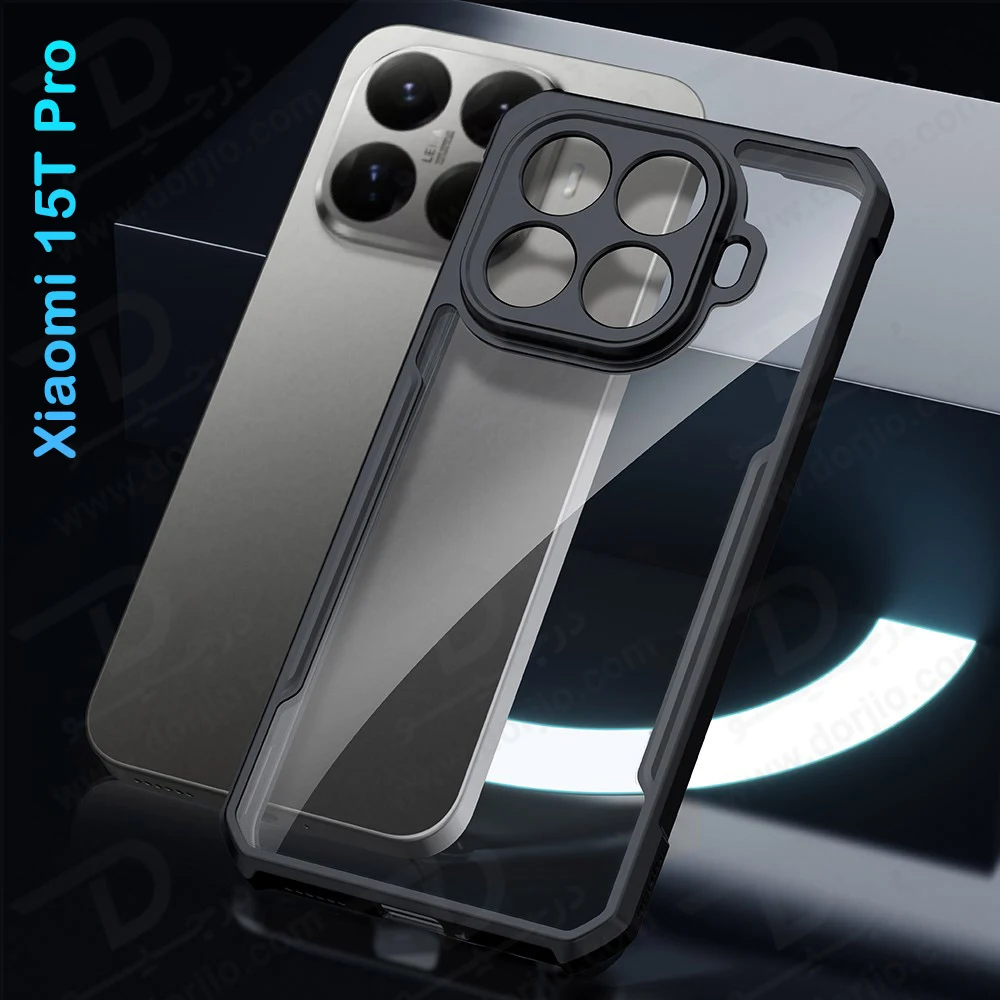 کریستال شیلد شفاف Xiaomi 15T Pro مارک XUNDD سری Beatle