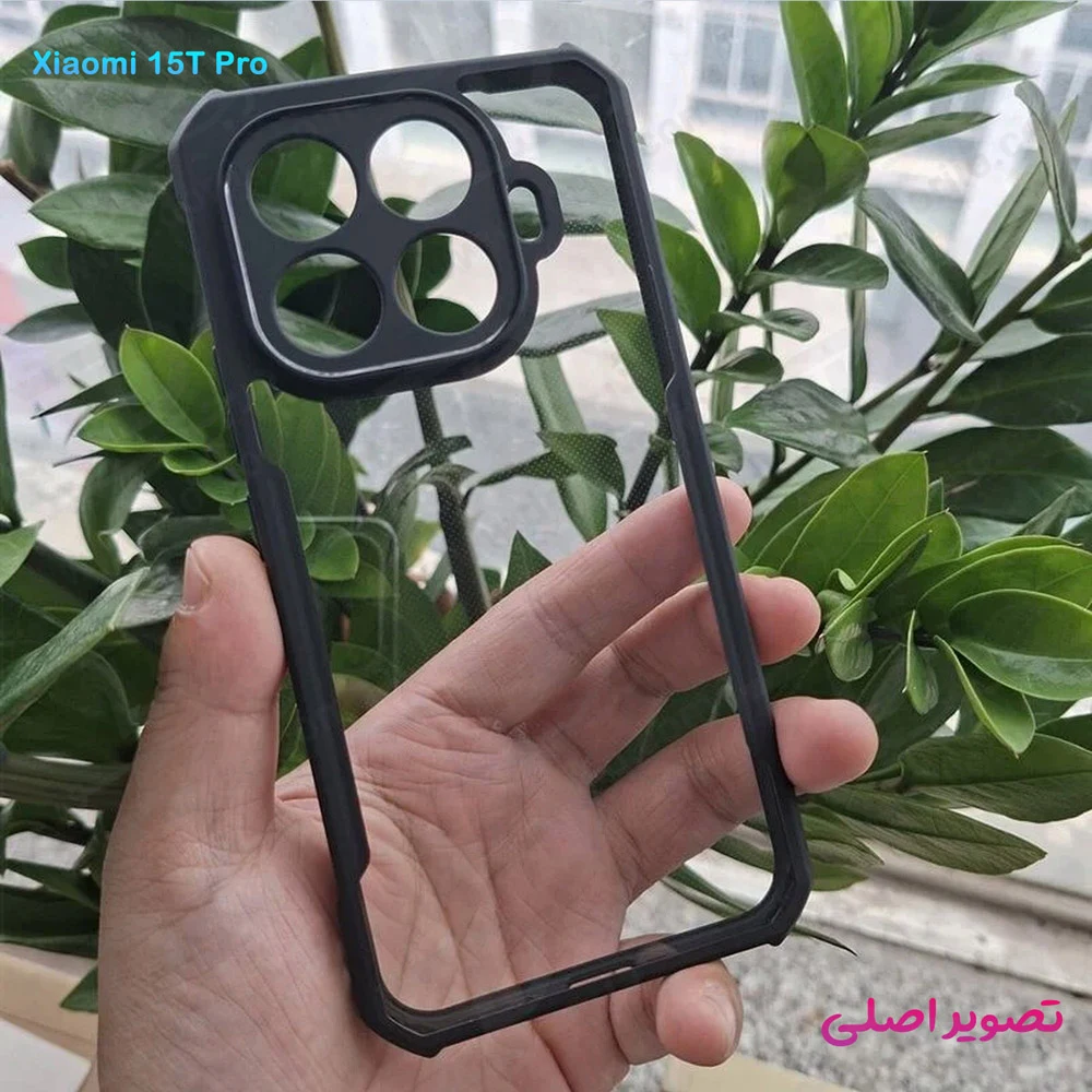 کریستال شیلد شفاف Xiaomi 15T Pro مارک XUNDD سری Beatle