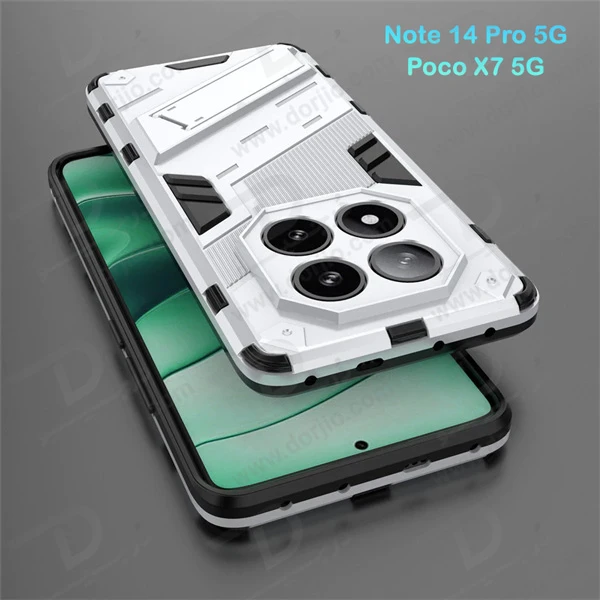 خرید قاب ضد ضربه استند دار Xiaomi Redmi Note 14 Pro 5G-Poco X7 5G مارک LEXOM