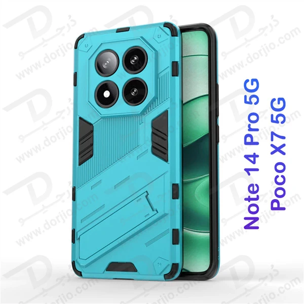 خرید قاب ضد ضربه استند دار Xiaomi Redmi Note 14 Pro 5G-Poco X7 5G مارک LEXOM
