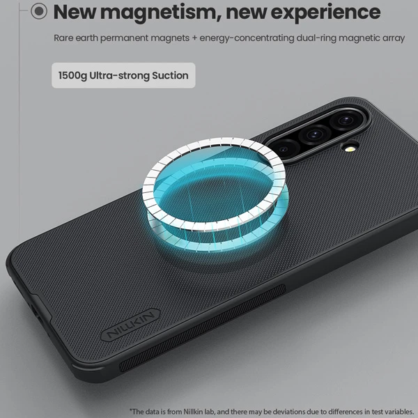 خرید قاب ضد ضربه مگنتی Samsung Galaxy A36 مارک نیلکین مدل Super Frosted Shield Pro Magnetic